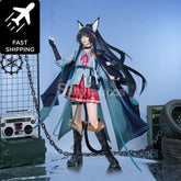【Pre-Sale】Game Arknights Cosplay Blaze Explosive Blue Flame Costume Premium Edition Costumes